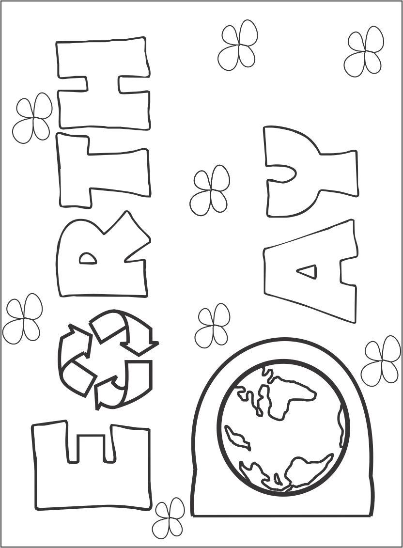 Earth Day Coloring Pages Printable