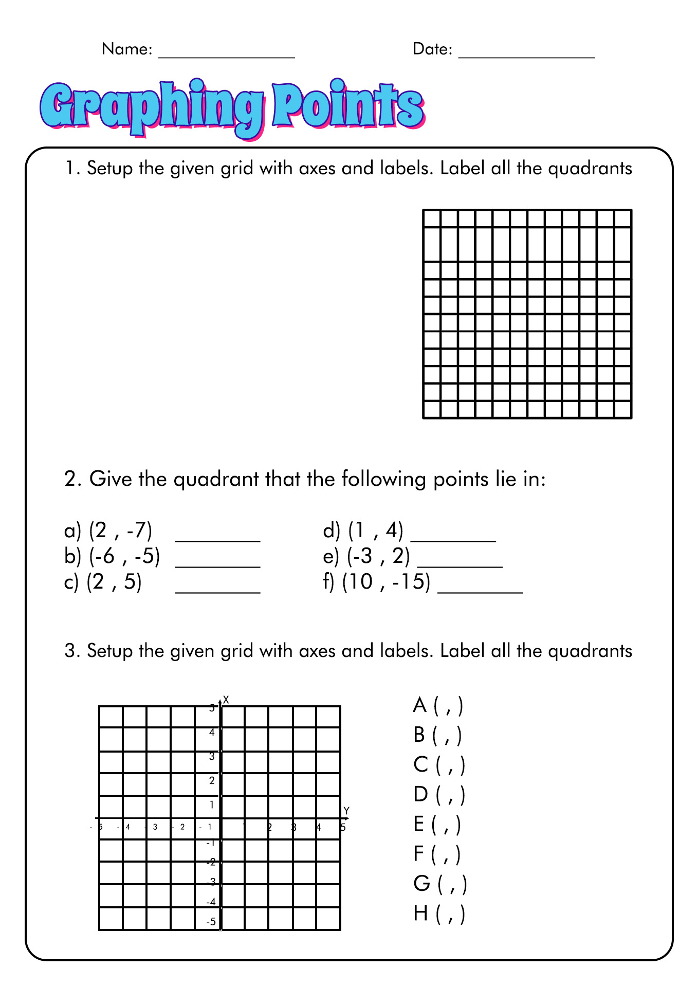 coordinate-plane-picture-worksheets