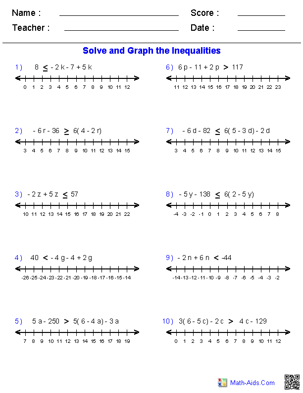 17 Best Images of Pre Algebra Worksheets  Free Printable Math Worksheets PreAlgebra, Pre 