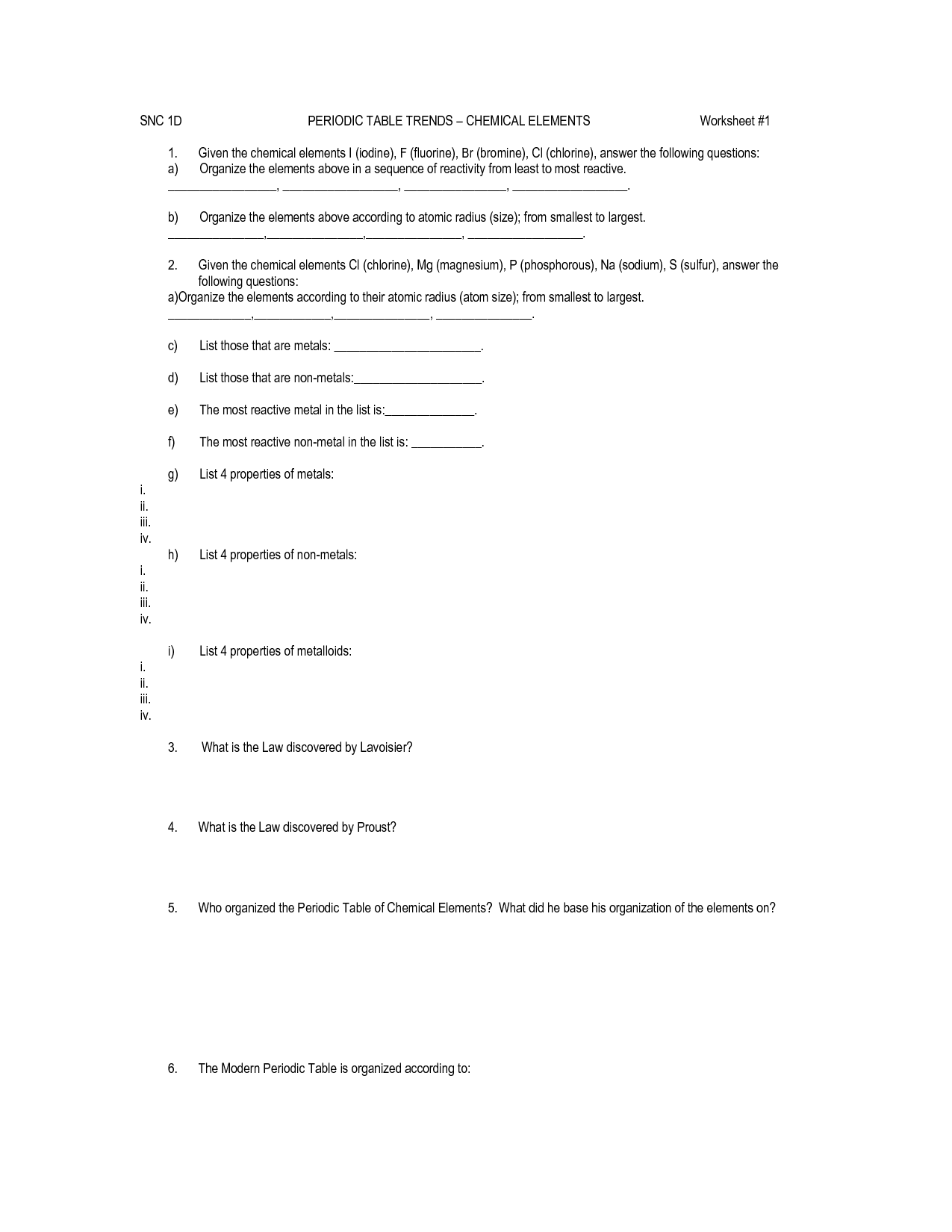 14 Best Images of Alien Periodic Table Worksheet Answers  Alien Periodic Table Answer Key 