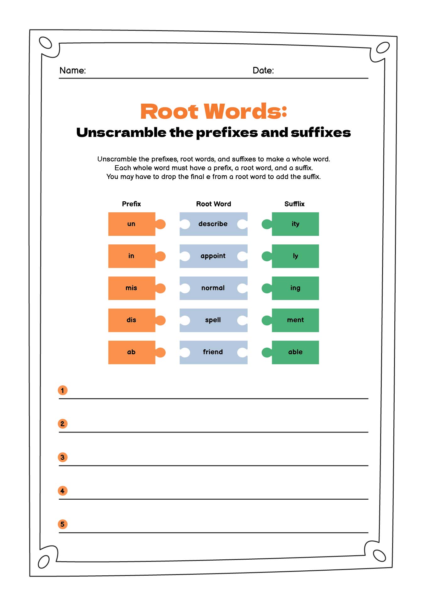 12 Best Images of Prefix Re Worksheet - Prefix Un Words Worksheets