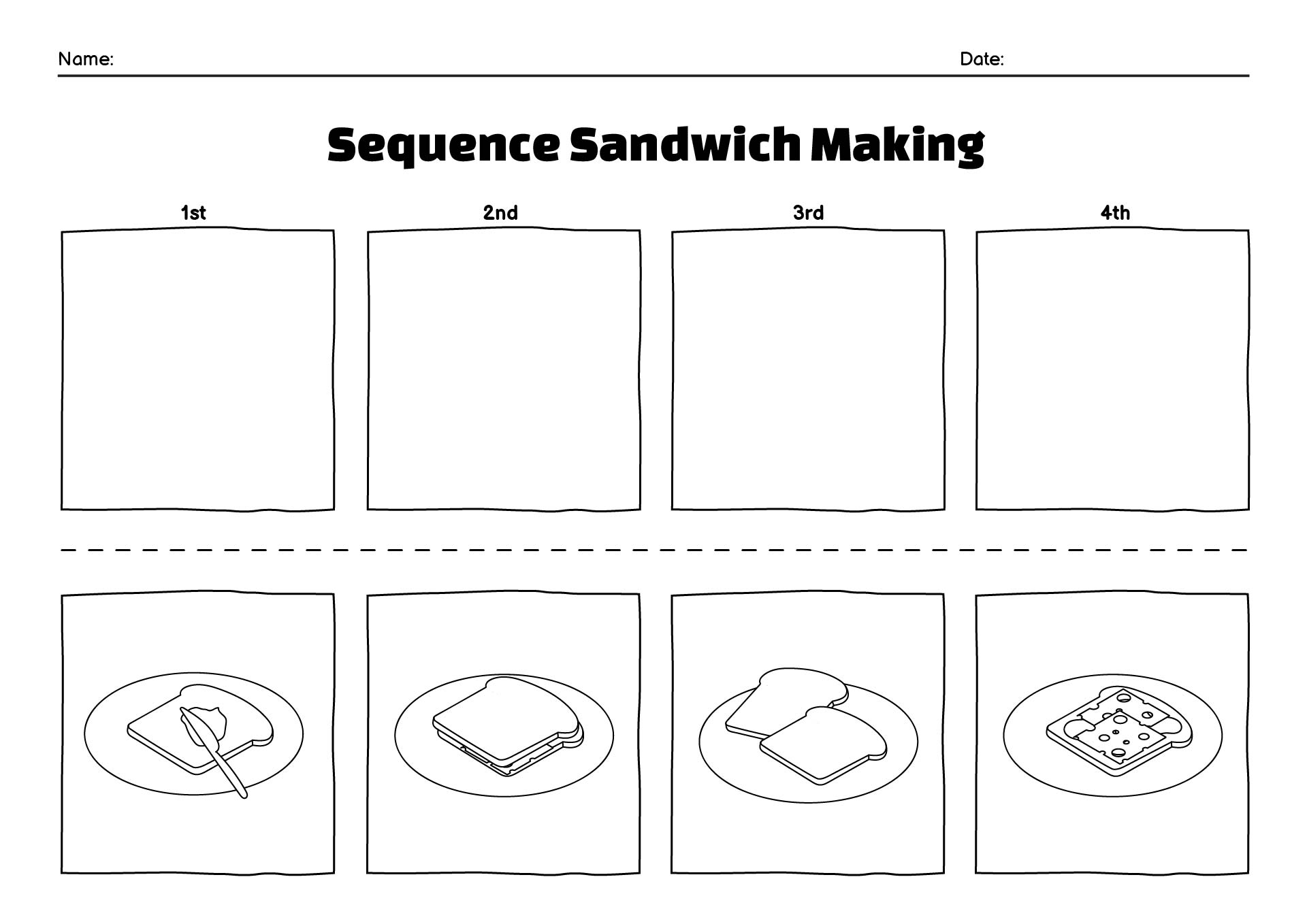 9 Best Images of 6 Step Sequencing Worksheets Preschool Sequencing