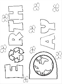 Earth Day Coloring Pages Printable