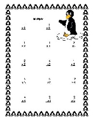 Penguin Worksheets 1st Grade Math