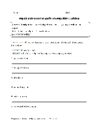 Prepositions Prepositional Phrases Worksheet