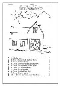 Read and Draw Worksheets