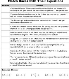 Writing Equations From Tables Worksheet : 12 Best Images of Graph