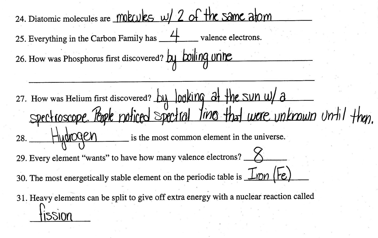 7 Best Images of 8th Grade Physical Science Worksheet Answers - 7th