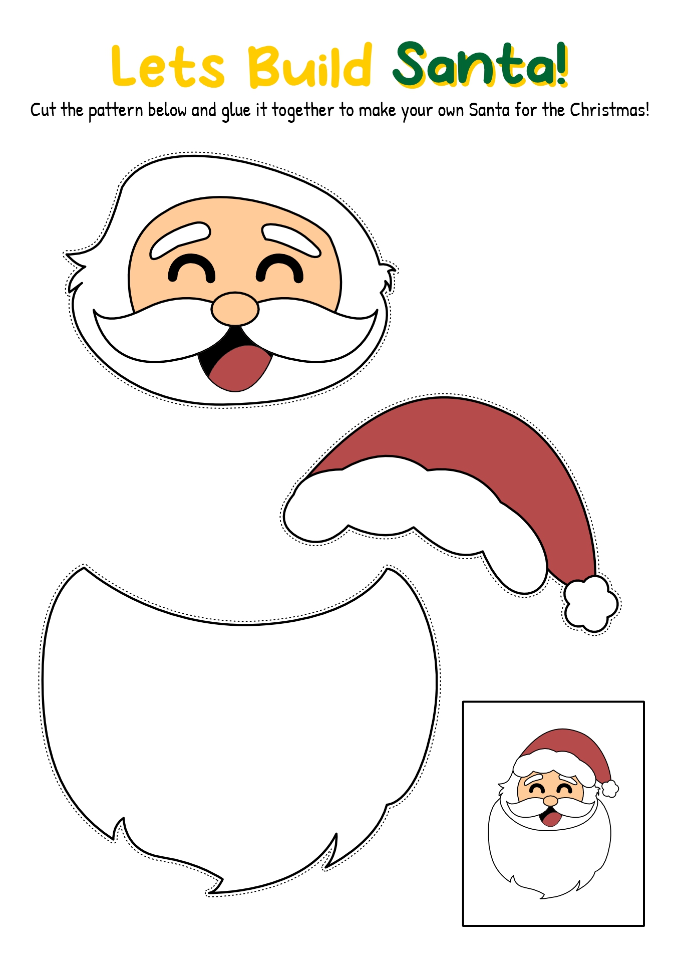 13 Best Images Of Christmas Cutting Worksheets Preschool Cutting 