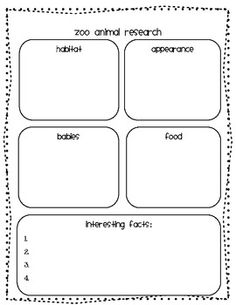 Book report notes template