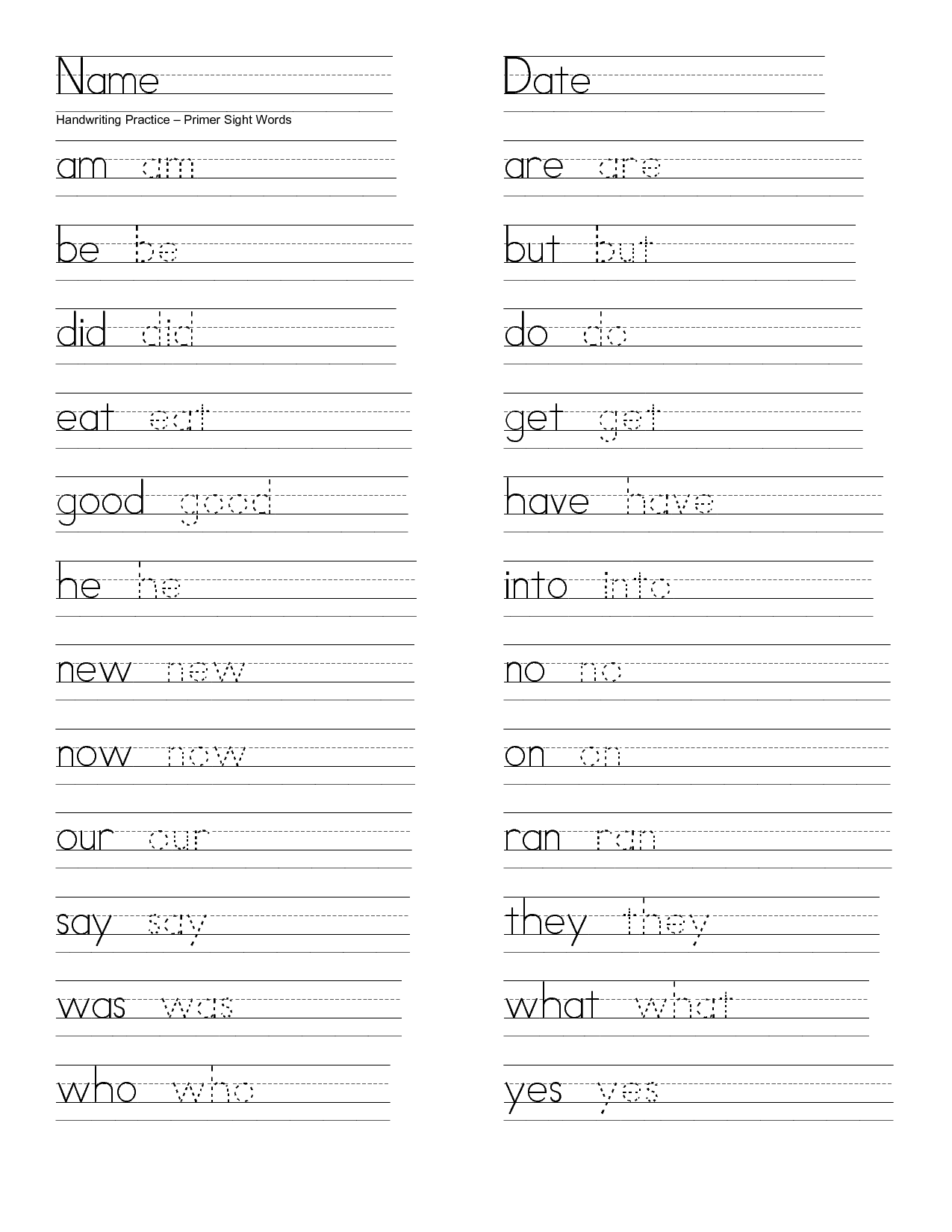 sight-word-worksheets-first-grade