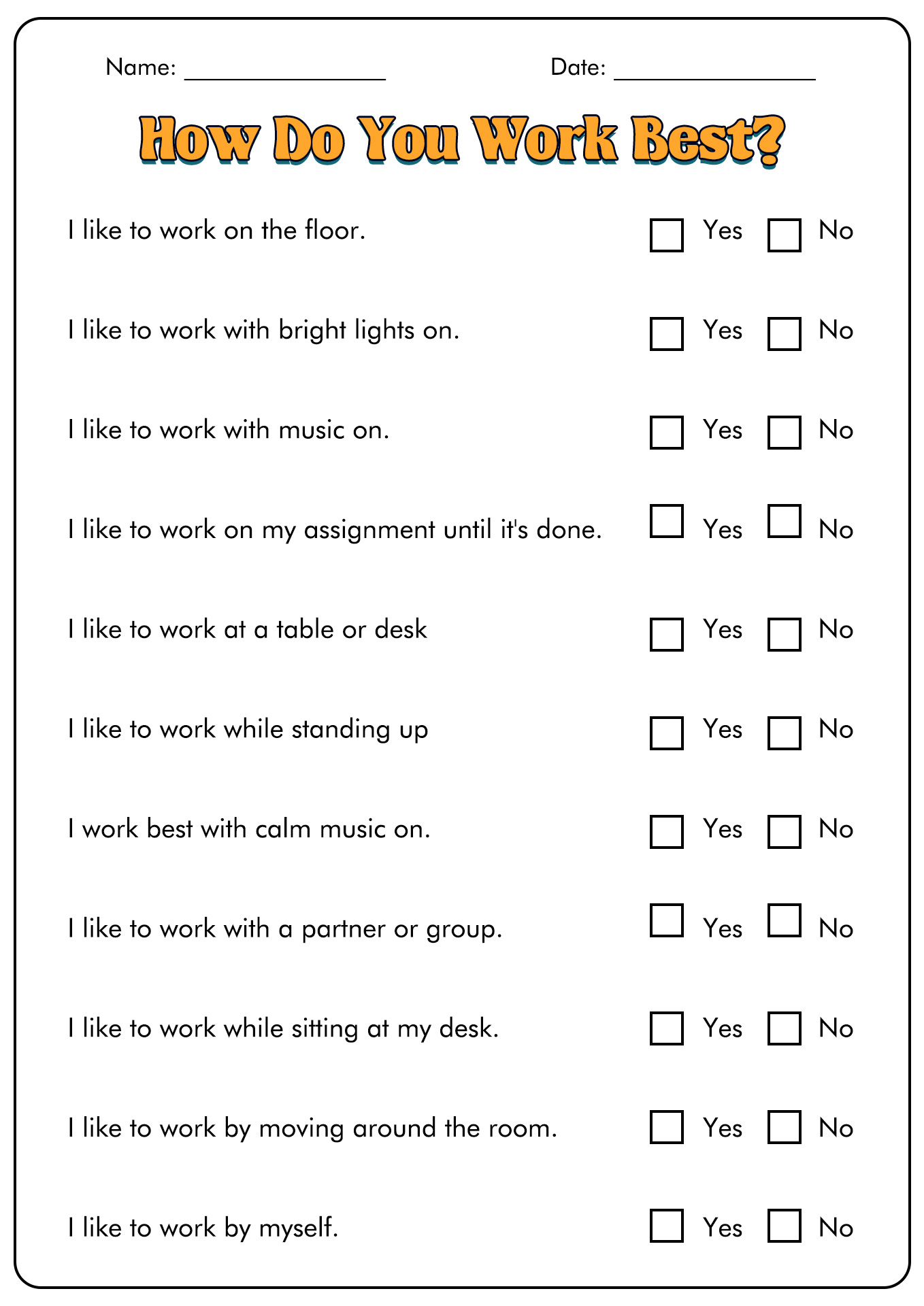 Designing A Learning Style Test Based On