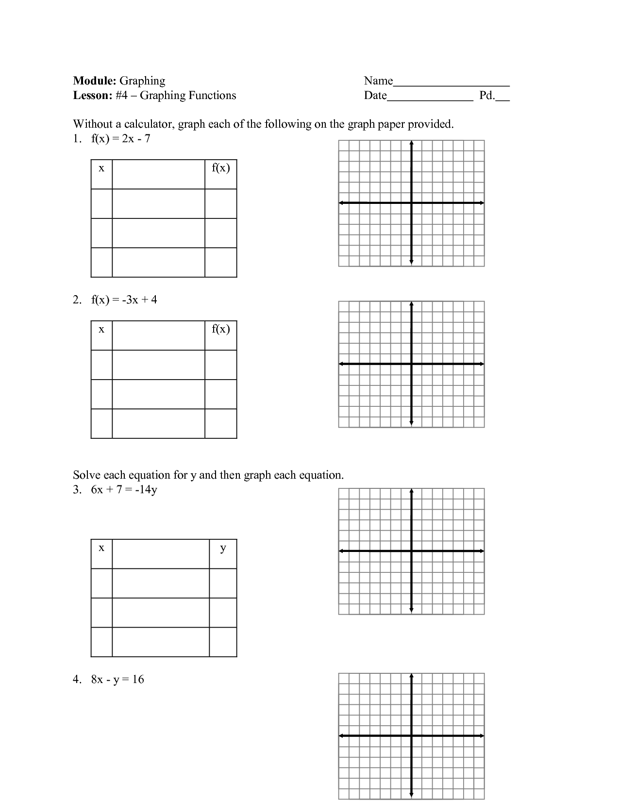 Solving Linear Equations Worksheet Pdf