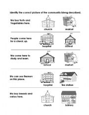 14 Best Images of ESL Worksheets About Community - Activities for ESL