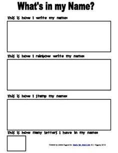 12 Best Images of Create Your Own Tracing Worksheets - Preschool Name