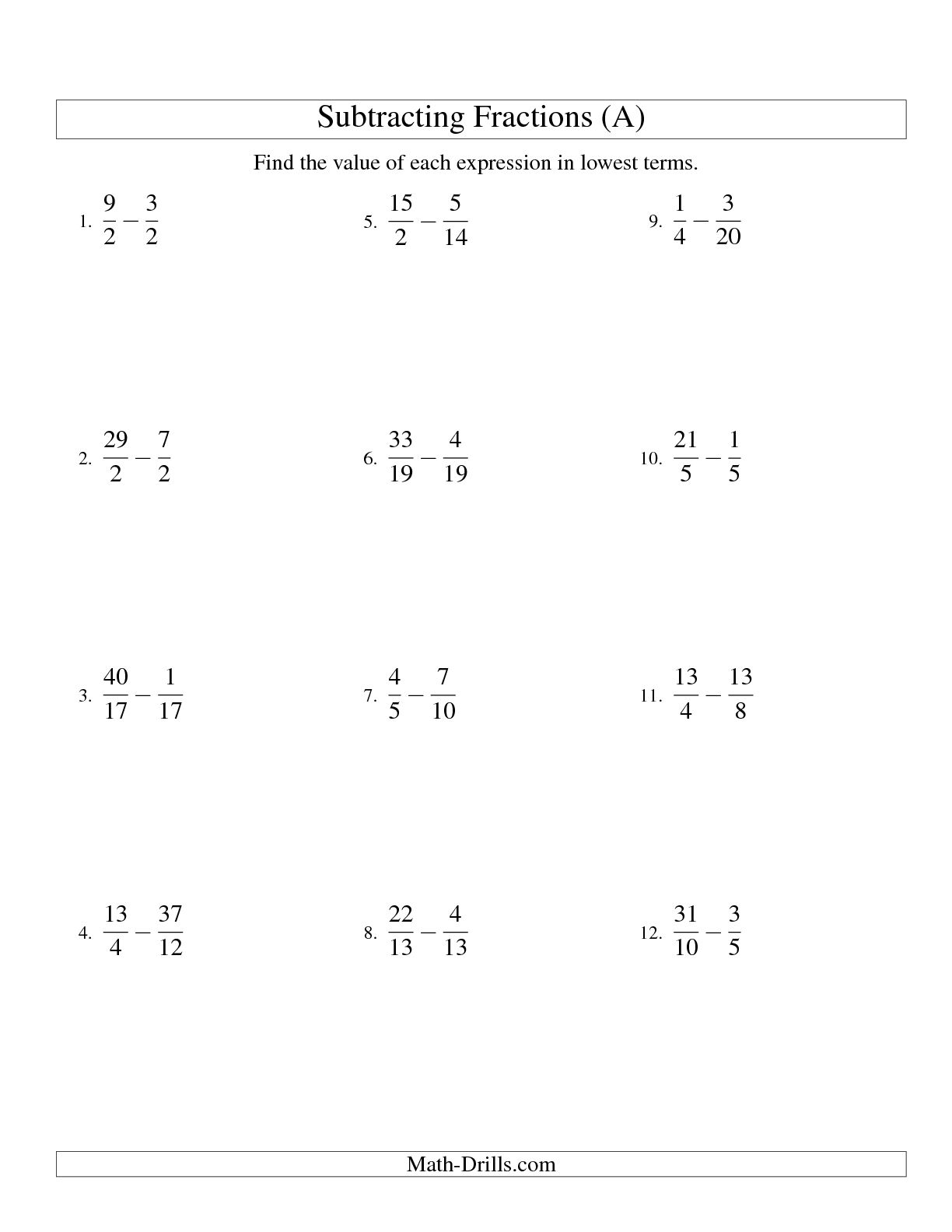 Mixed Numbers With Pictures Worksheet