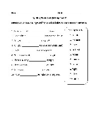 3 Grade Spelling Worksheets