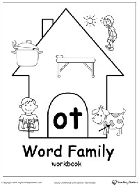 Kindergarten OT Word Family Worksheets