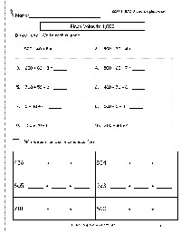 Numbers in Expanded Form Worksheets 2nd Grade