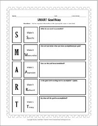 Smart Goal Setting Worksheet Template