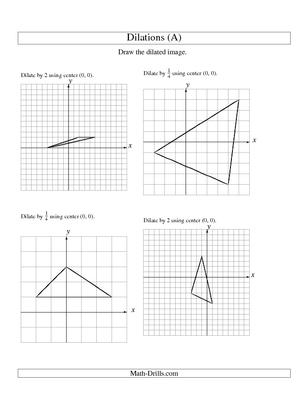 Rotations Worksheet 8th Grade