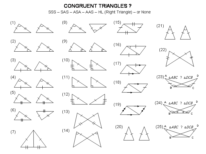 Congruent Triangles Worksheet 4th Grade  triangles worksheets and math teacher on 