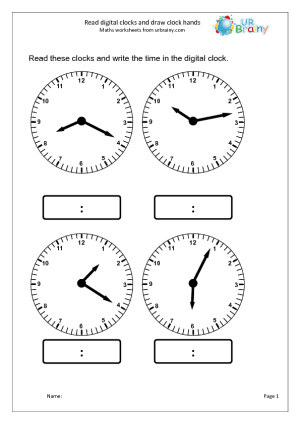 18 Best Images of Reading Digital Clocks Worksheets - Digital Clock