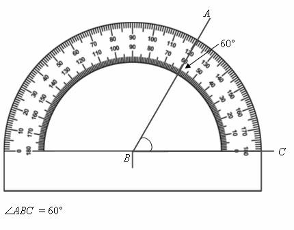 Drawing Angles with a Protractor Worksheet