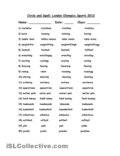 7 Best Images of Create Spelling Test Worksheet - Printable Blank