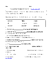 6th Grade Text Structure Worksheets