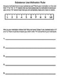 Motivational Therapy Worksheets