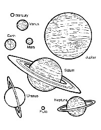 Printable Planet Coloring Pages
