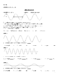 Sound Wave Worksheet Answer