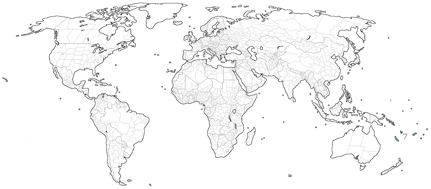 108 Cute Blank World Map Coloring Page for Kids