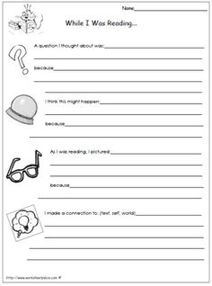 Graphic Organizers Reading Comprehension Worksheets