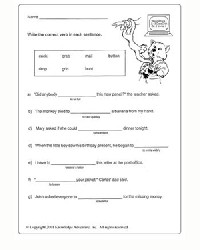 2nd Grade Language Arts Worksheets Printables