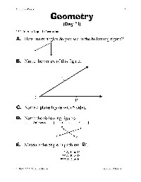 5th Grade Geometry Worksheets