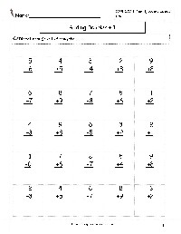 First Grade Doubles Plus One Worksheet