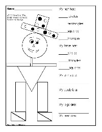 First Grade Shapes Worksheet