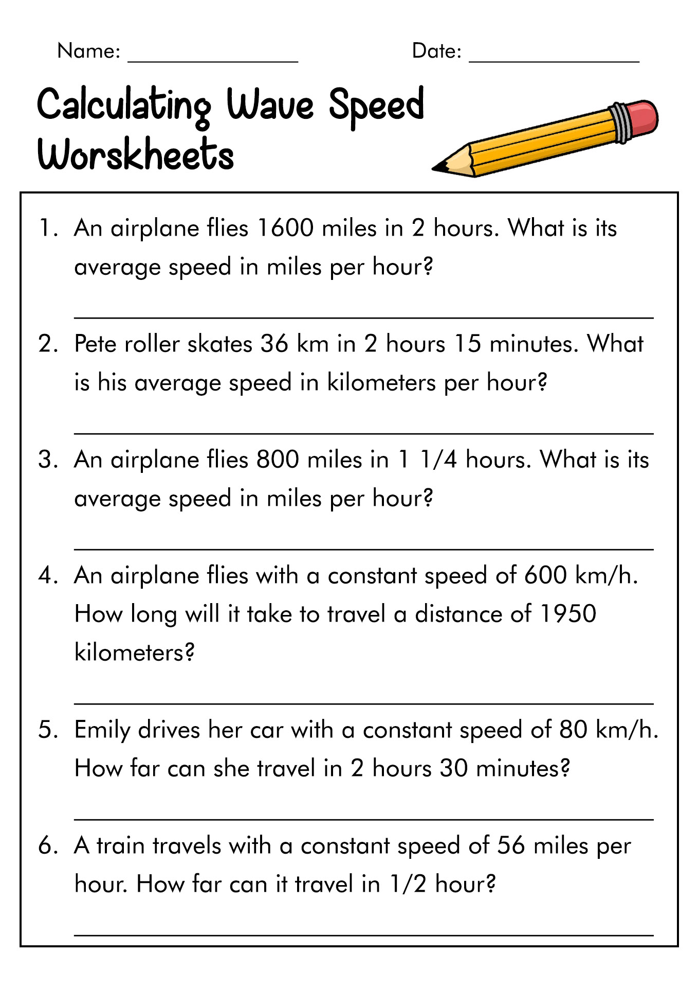Worksheet 25 Math Skills Wave Speed Answers - grade 1 addition math