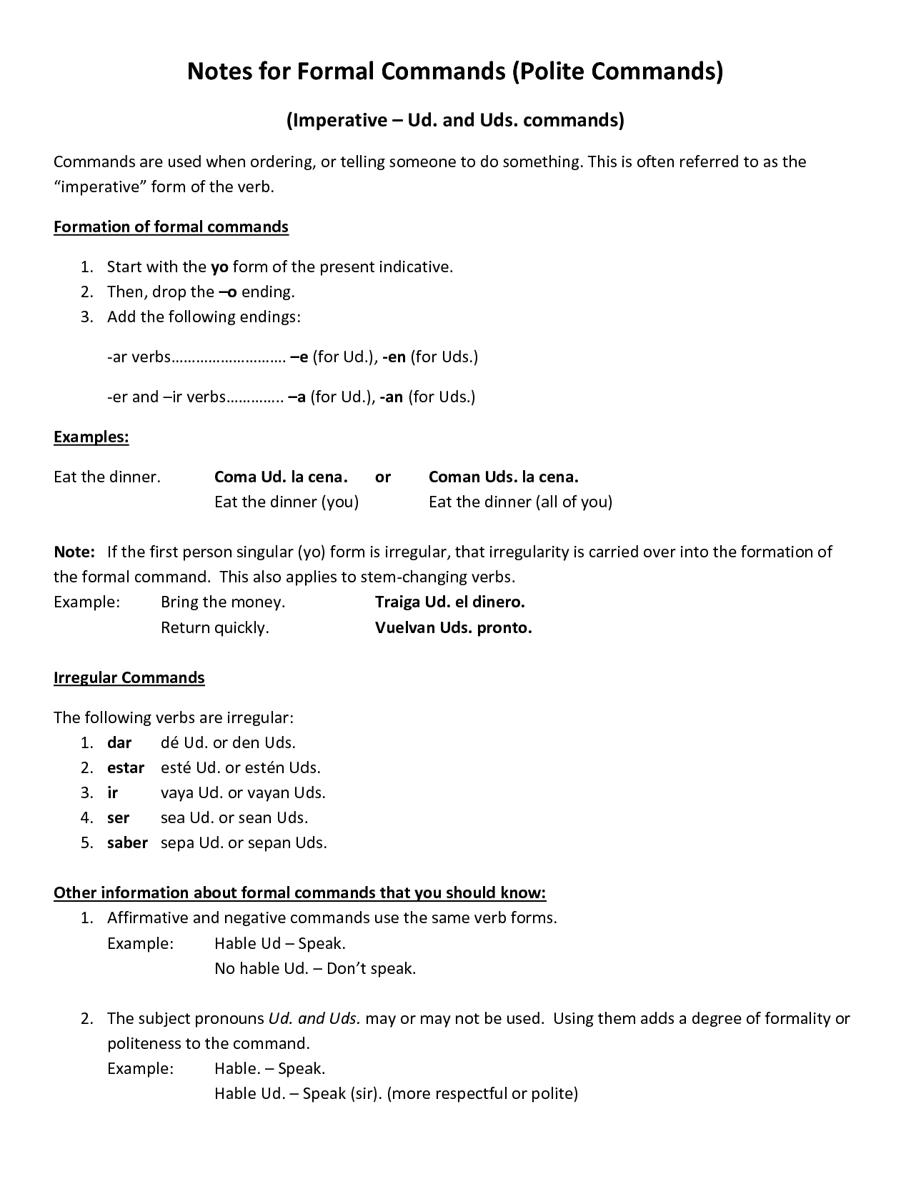 13-best-images-of-formal-commands-in-spanish-worksheet-spanish-irregular-preterite-verbs