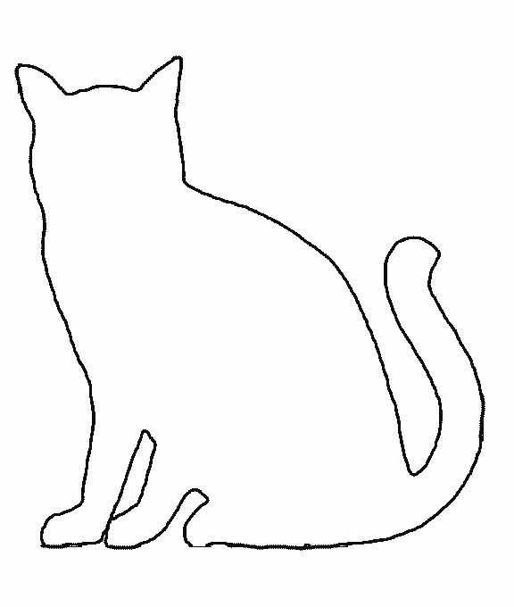  Printable Cats Stencils
