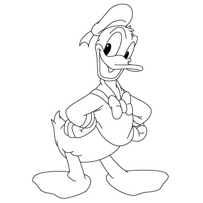How to Draw Donald Duck Drawings