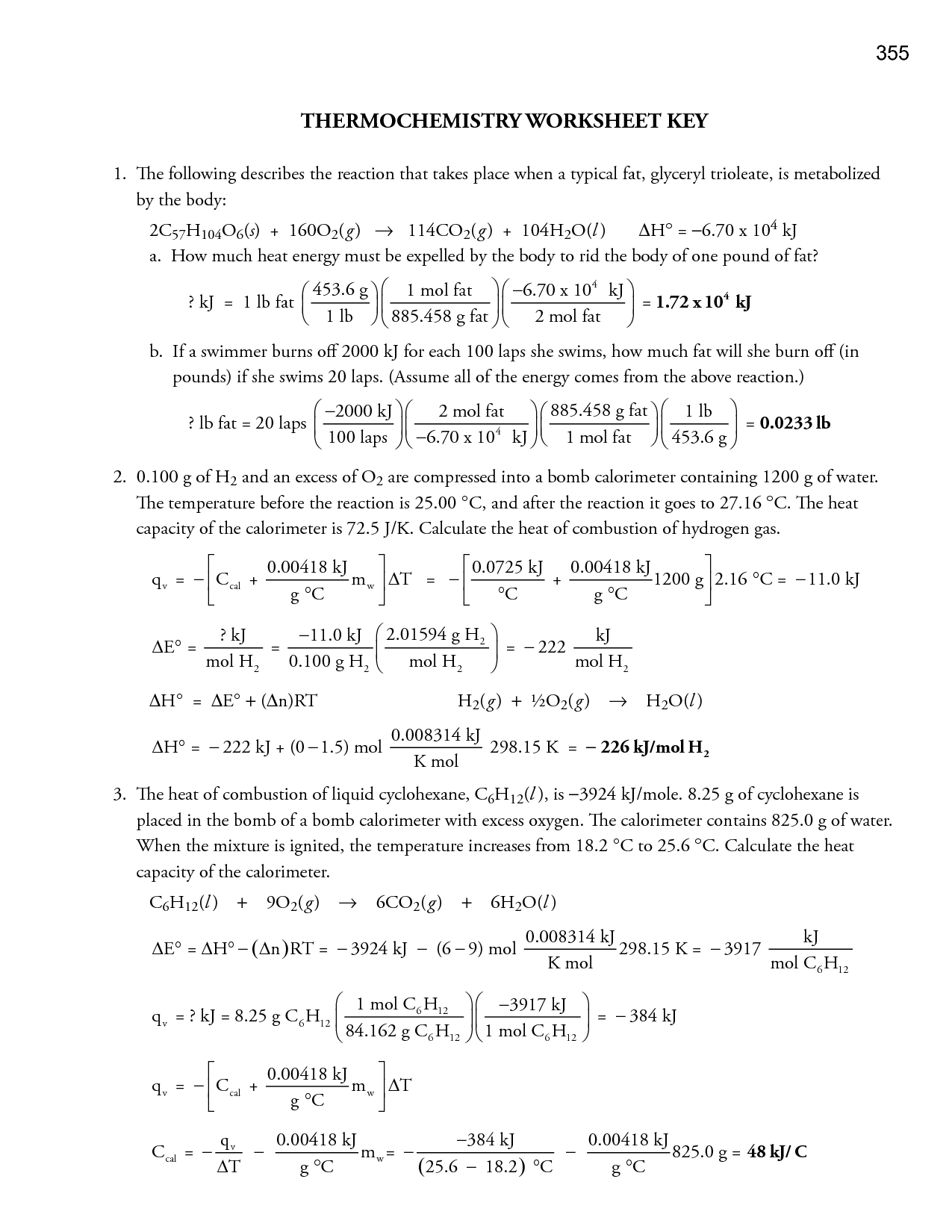 15 Best Images of Specific Heat Worksheet Answer Key - Specific Heat