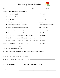 Biodiversity and Classification Worksheet