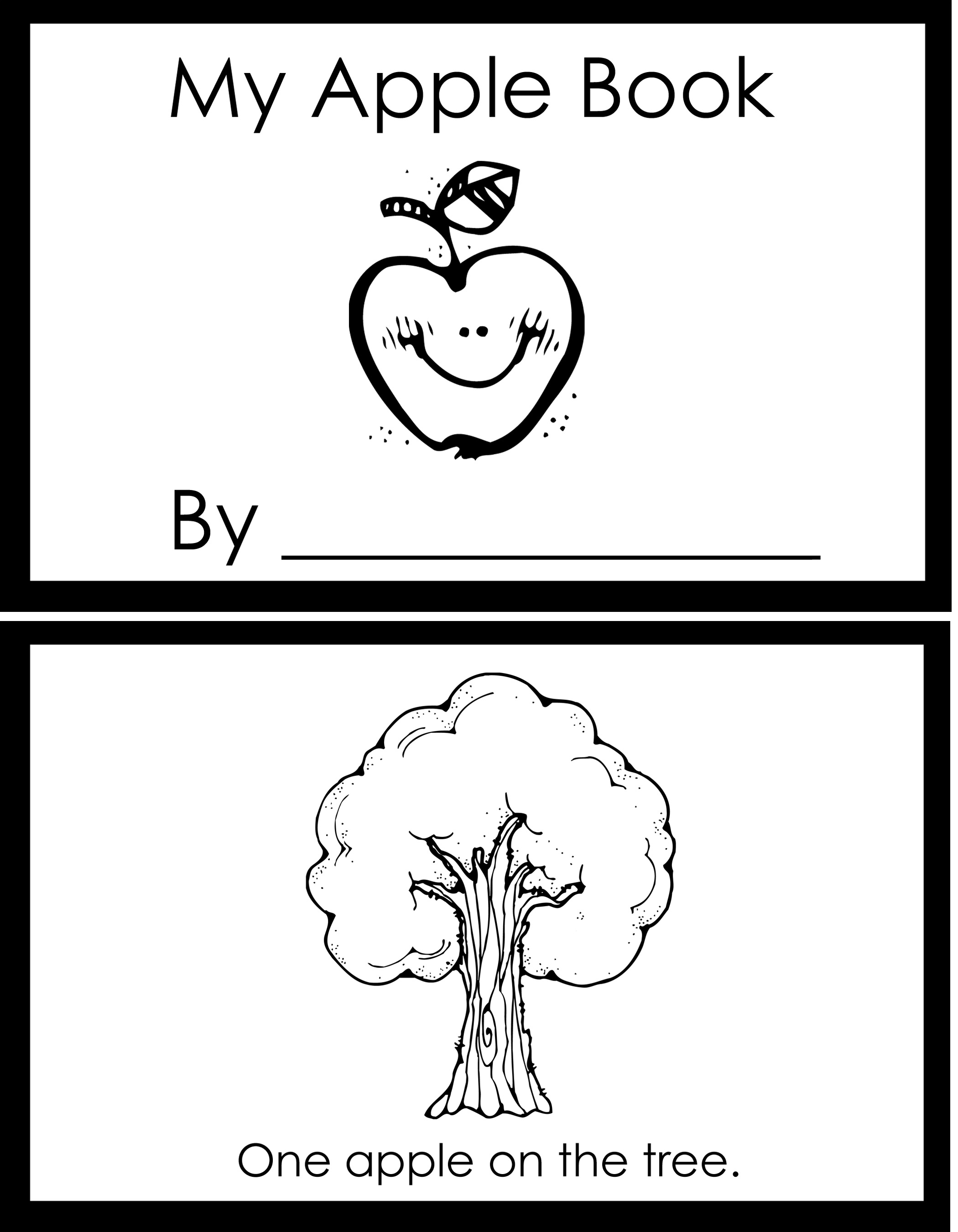 Apple Counting Book Printable