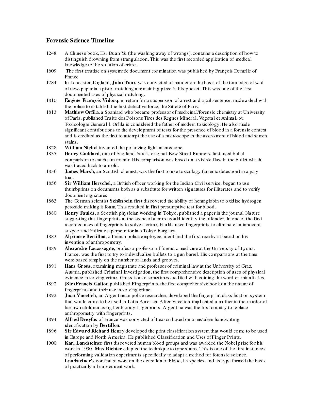 forensic-science-timeline-worksheet