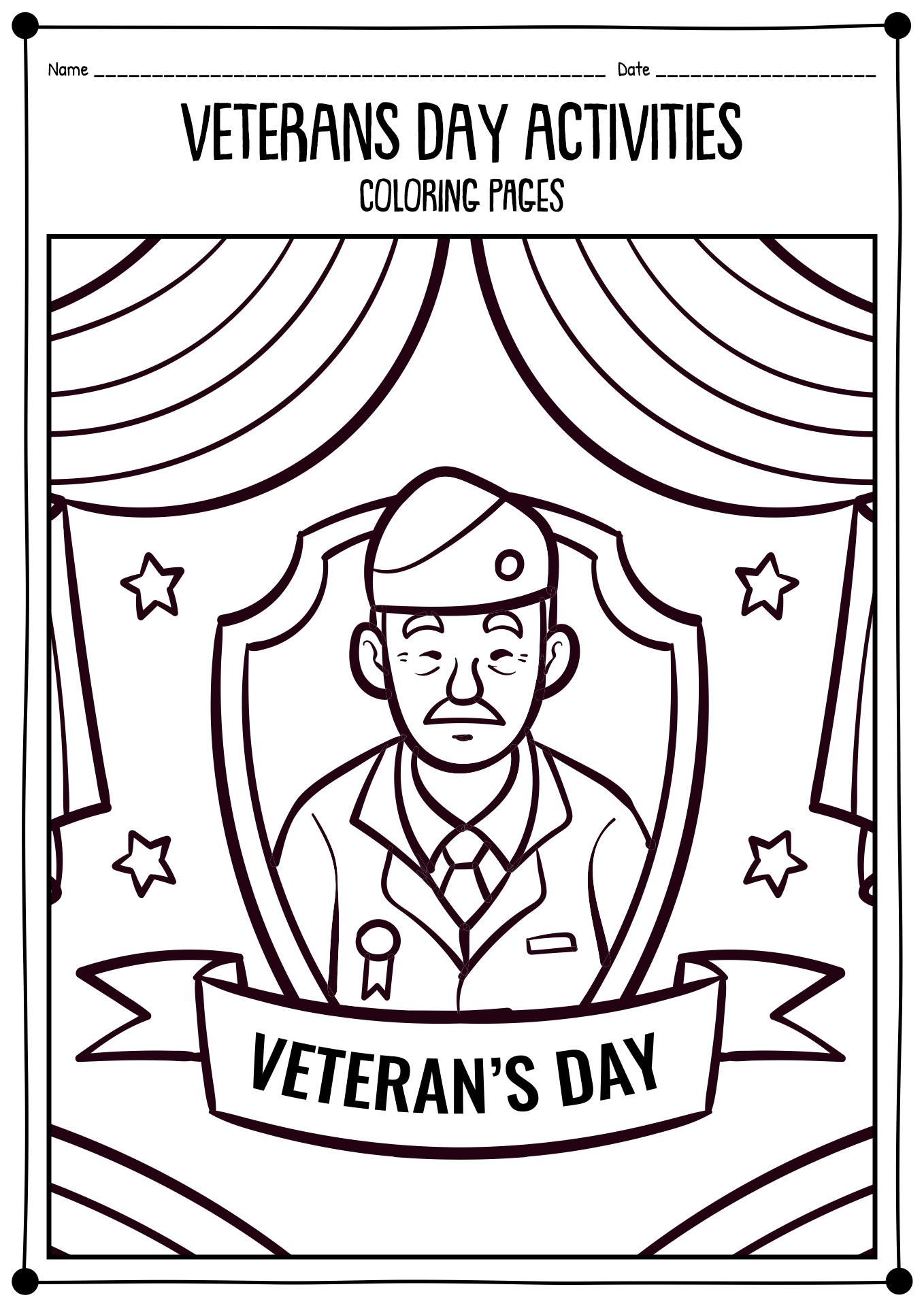 Free Printable Veterans Day Worksheets For Middle School