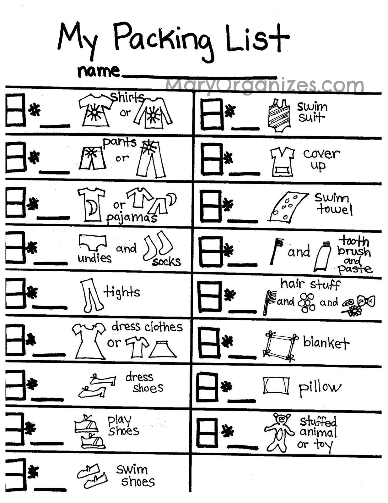 13 Best Images of My Vacation Worksheet - ING Worksheets ...