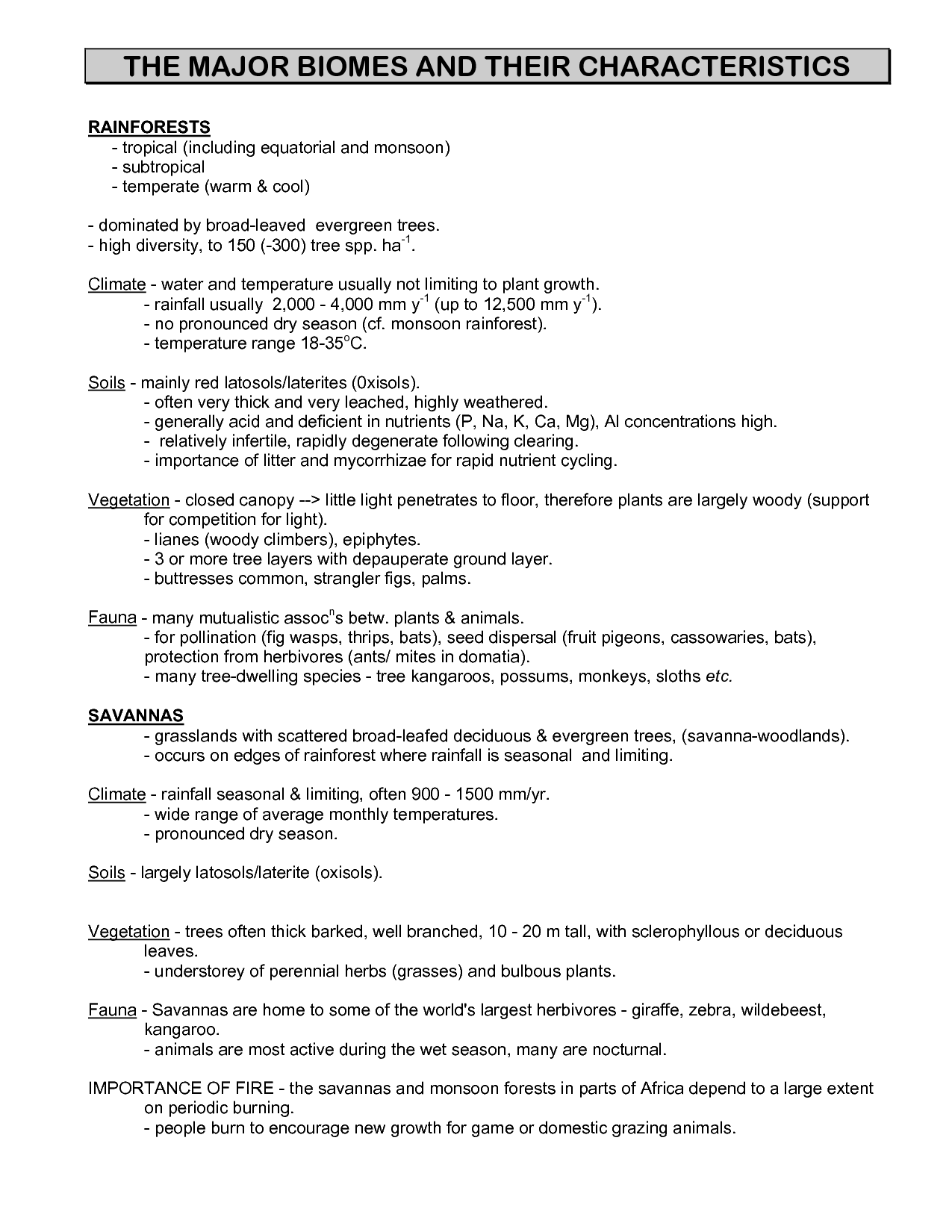 17 Best Images of Biomes Worksheets For Elementary Students - Biome